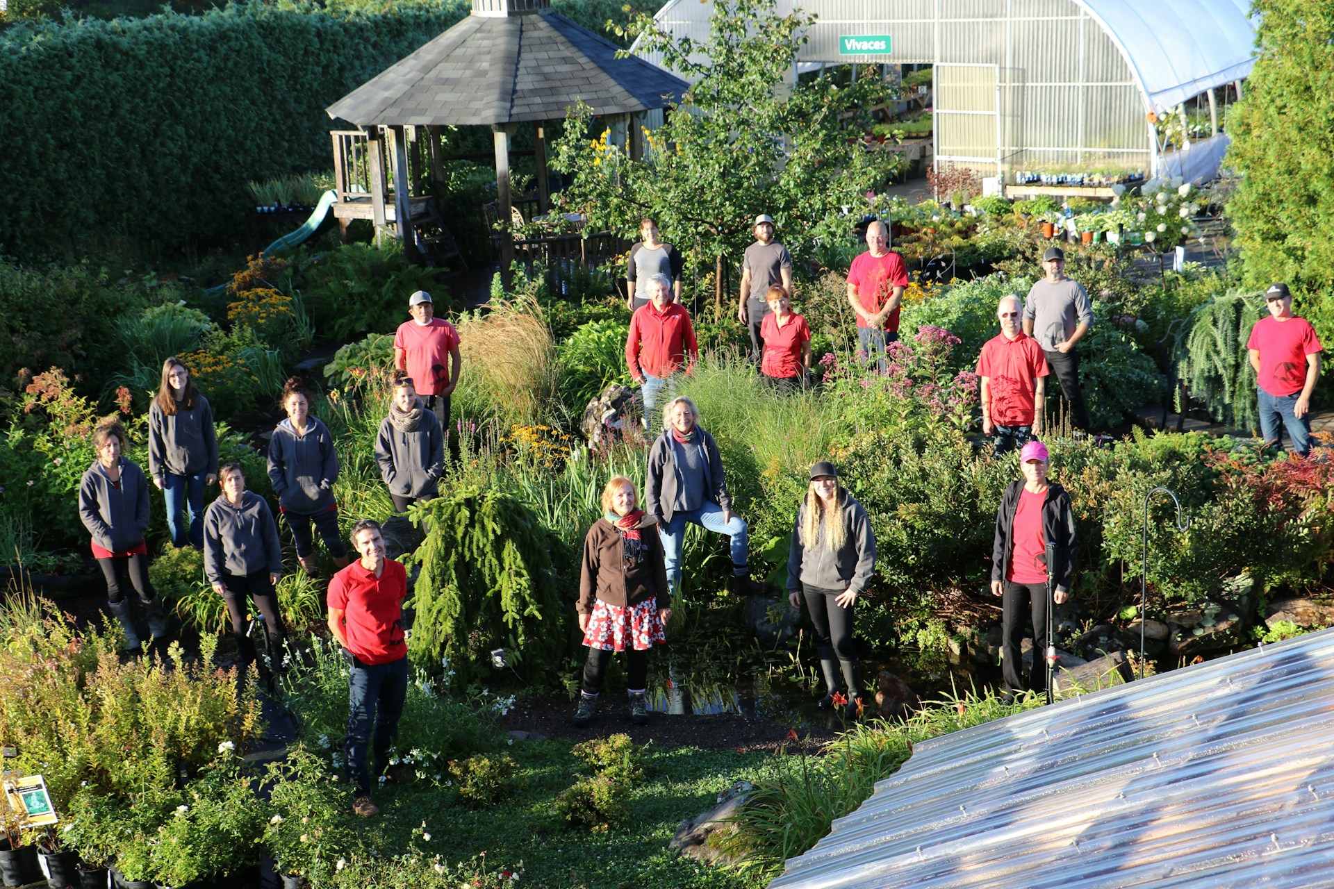 People gardening together